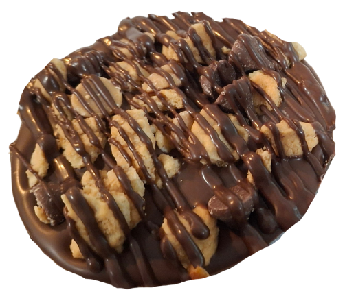 Peanut Butter Caramel Loaded Chocolate Date Bar